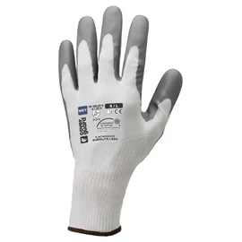 EUROLITE L900 fehér/szürke latex környezetbarát kesztyű 10