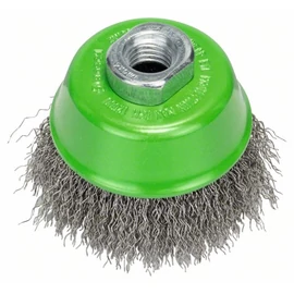 Bosch fazékkefe hullámosított dróttal M14 75 mm, 0.3 mm inox