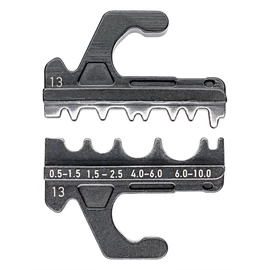 Knipex krimpelő profil 10/16/25 mm2 szigeteletlen érvéghüvelyekhez