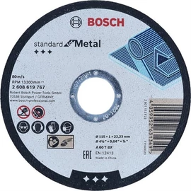 Bosch Standard for Metal sík vágótárcsa, 115 mm, 22,23 mm