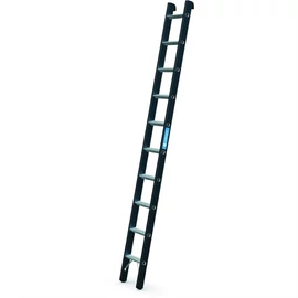 Zarges SL eloxált peremezett lépcsős támasztó létra 1x12 (fekete) Z600