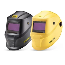 ESAB Savage A41 automata hegesztő fejpajzs SÁRGA, cserélhető elemmel
