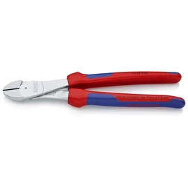 Knipex erőkímélő oldalcsípő fogó krómozott, többkomponensű nyél 250mm