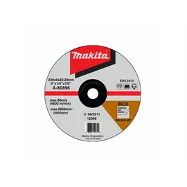 Makita csiszolókorong inox 230x6mm
