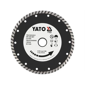 YATO gyémánt vágókorong 180 mm turbo (YT-6024)