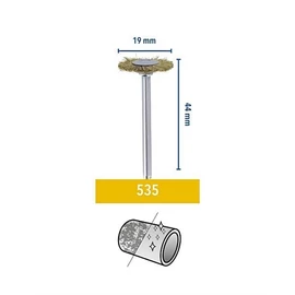 Dremel Rézkefe 19 mm (535)