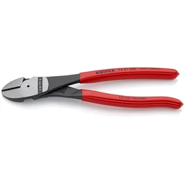 Knipex Erőkímélő oldalcsípő fogó feketére foszfátozott, mártott nyél 200 mm