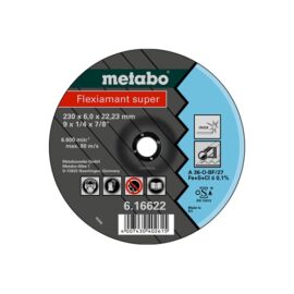 Metabo csiszolókorong Flexiamant super 180x6.0x22.23 Inox, SF 27