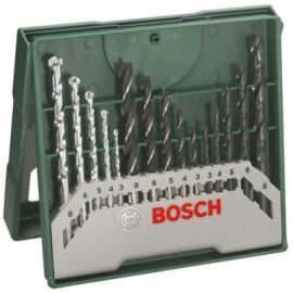 Bosch mini X-Line csigafúró készlet 3-8 mm 15 részes