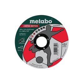 Metabo vágókorong Soccer 125x1.0x22.23mm Inox 500