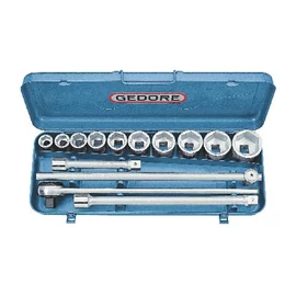 Gedore dugókulcs készlet 3/4&quot; 14-részes, 6-lapú 22-50 mm (32 EMZ)