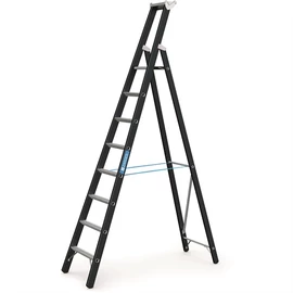 Zarges Nagy teherbírású állólétra 2.99m 1x8 Megastep S