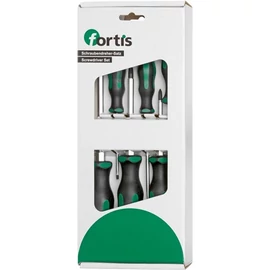 Fortis Csavarhúzó készlet 6 részes PH üthető nyél