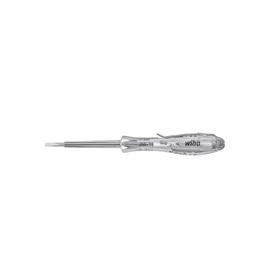 Wiha Feszültségvizsgáló SoftFinish egypólusú, 110-250 volt Lapos átlátszó, feltűző csipesszel 3.0 mm (35378)
