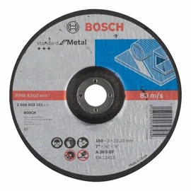 Bosch vágókorong 180x3.0mm fém hajlított