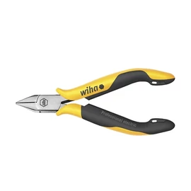 Wiha Professional ESD műszerész oldalcsípő fogó Széles, hegyes fej, fazetta 115 mm, 4 1/2&quot; (26816)