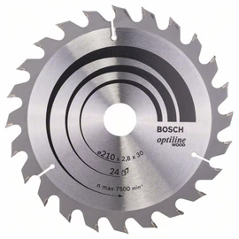 Bosch körfűrészlap 210x30/24 Optiline Wood