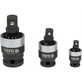 YATO 3 részes univerzális csuklós csatlakozó készlet 1/4&quot;, 3/8&quot; , 1/2&quot; (YT-10642)