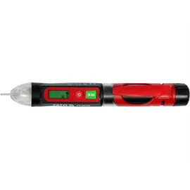 YATO Fáziskereső érintésmentes mérés 12-1000 V szigetelt LCD kijelzővel