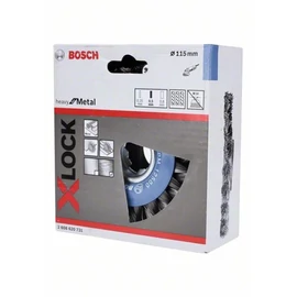 Bosch fonott drótkorong 115mm fémhez 0.5mm X-Lock