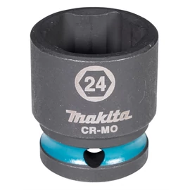 Makita 1/2&quot; 24x38 mm CR-MO IMPACT BLACK gépi dugókulcs