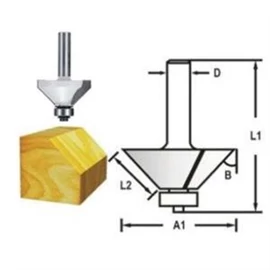 Makita Fóz kés befogó: 8 átmérő: 41.3 munkAhossz: 20