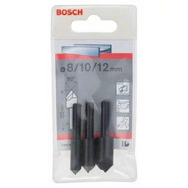 Bosch kúpsüllyesztő készlet HSS 8-12 mm 90° 3 részes