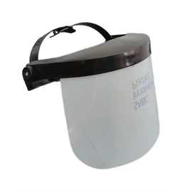 Víztiszta, polikarbonát látómező homlokpánttal 300x195mm