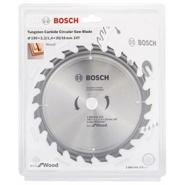 Bosch körfűrészlap 190x20/24 ECO for Wood