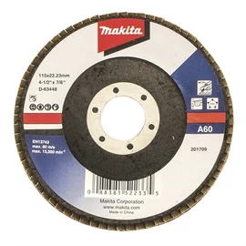 Makita lamellás csiszoló acél 115mm K80 standard