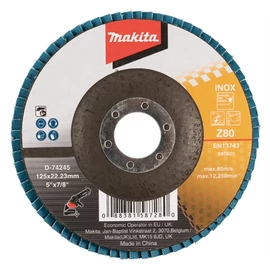 Makita lamellás csiszoló INOX 125mm K80 standard
