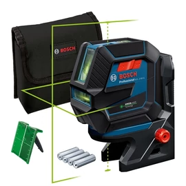 Bosch GCL 2-50 G zöld kombilézer + RM 10 tartó