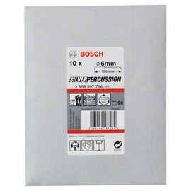 Bosch kőzetfúró 6.0x100 mm Silver Percussion 10 db