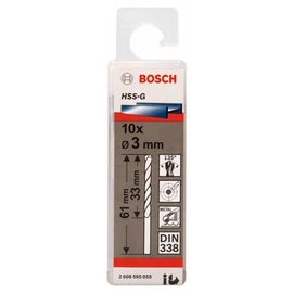 Bosch HSS-G csigafúró 3.0mm 10 db