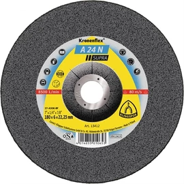 Klingspor csiszolókorong 180x6x22.23mm A 24 N S Domborított
