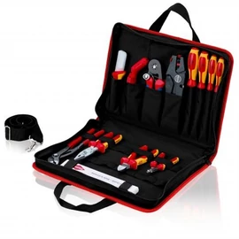 Knipex Compact Electro szerszámtáska VDE szerszámokkal 13 részes