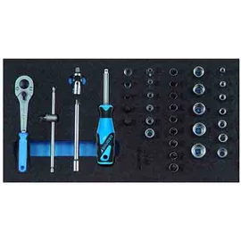 Gedore dugókulcs készlet 1/4&quot; Check-Tool modulban (1500 CT1-20)