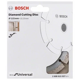 Bosch vágókorong, gyémánt 115x22.23 mm univerzális