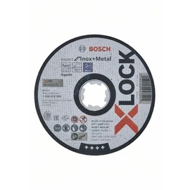 Bosch vágókorong 125x1 inoxhoz egyenes X-Lock