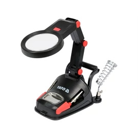 YATO Forrasztó állány nagyítóval és LED lámpával (YT-73861)