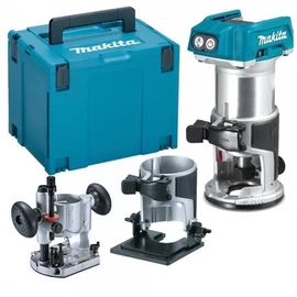 Makita DRT50ZJX2 18V LXT Li-ion BL kombinált marógép + készlet Z (alapgép - akku és töltő nélkül)