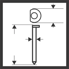 Bosch DA kartácsszeg, SK64-34 38G