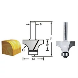 Makita Gömbölyítő csapágyas kés befogó: 8 átmérő: 31.8 rádiusz: 9.5