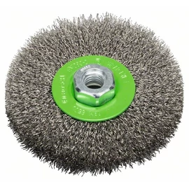 Bosch drótkorong hullámosított dróttal M14 115 mm, 0.3 mm inox