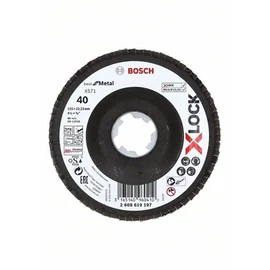 Bosch lamellás tárcsa 115x22.23 mm P40 fémhez Zirkon X571 kúpos X-Lock