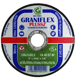 Gránit vágókorong 230x1.9x22.23 1A36S7BF 80 (Graniflex Plussz)