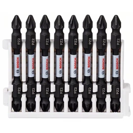 Bosch Impact Control kétvégű PZ2 bit, 8 db 65 mm