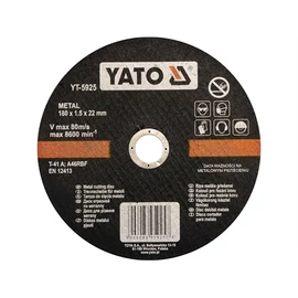 YATO Vágókorong fémre 180x1.5x22 (YT-5925)
