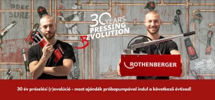 Rothenberger présgép mellé ajándék!