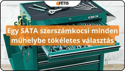 Egy SATA szerszámkocsi minden műhelybe tökéletes választás